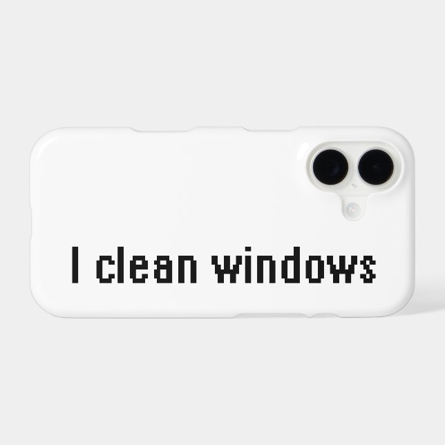 I clean windows (Back (Horizontal))