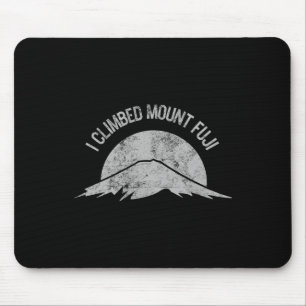 I Climbed Mount Fuji Japan Mountain Climbing Natur Mouse Mat
