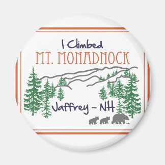 I Climbed Mt. Monadnock Magnet
