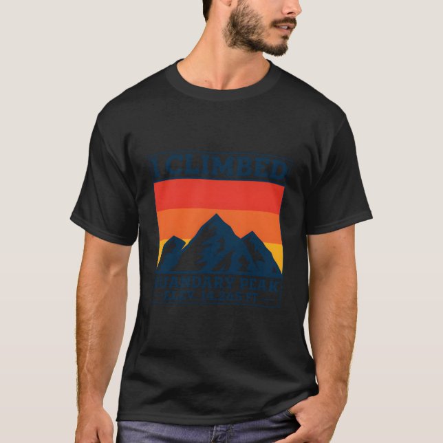 I Climbed Quandary Peak T-Shirt (Front)