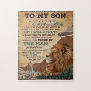 I Closed My Eyes For But A Moment - Dad To Son  Jigsaw Puzzle