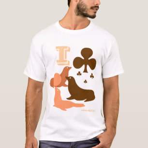 I Club Seals. It's A Joke, People! I Love Seals! T-Shirt