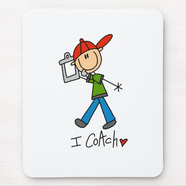 I Coach  Mouse Mat (Front)