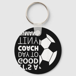 I Coach Tiny Humans Funny Soccer Coach Trainer Out Key Ring
