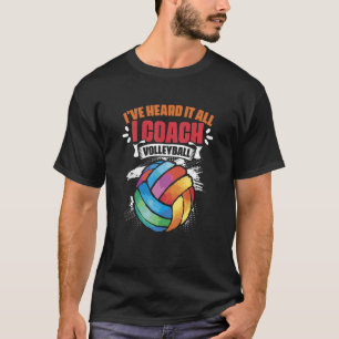 I Coach Volleyball   Sport Game Beach Volleyball P T-Shirt