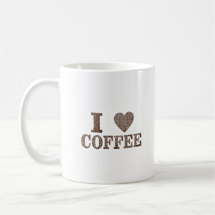 I ♥ Coffee Bean Art Mug