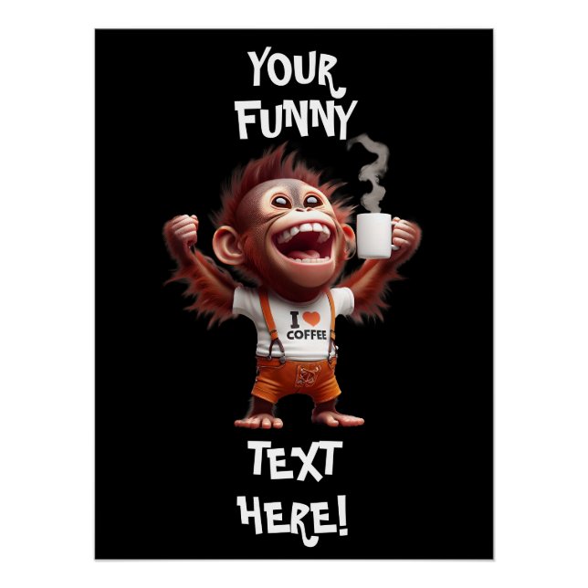 I ♥ Coffee Poster (Front)