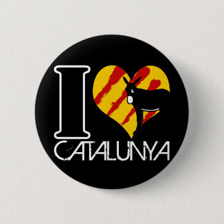 I Coil Catalunya 6 Cm Round Badge