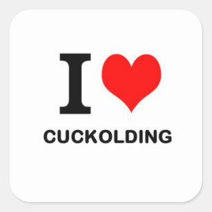 I coils cuckolding square sticker.