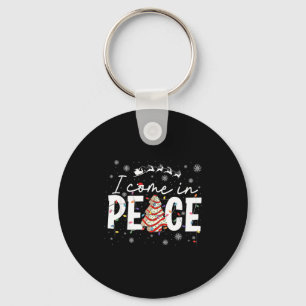 I Come In Peace Couple Matching Ugly Christmas Swe Key Ring