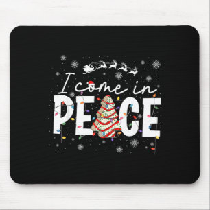 I Come In Peace Couple Matching Ugly Christmas Swe Mouse Mat
