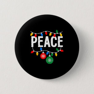 I Come In Peace Matching Family Christmas Couple 6 Cm Round Badge