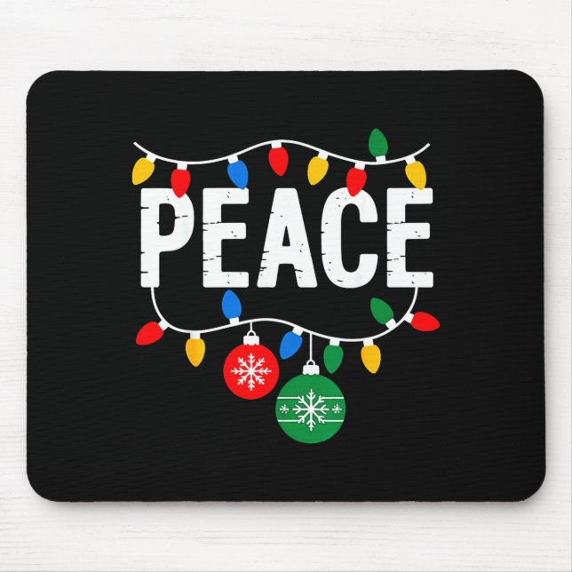 I Come In Peace Matching Family Christmas Couple  Mouse Mat (Front)