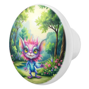 I Come in Peace… Probably. Ceramic Knob