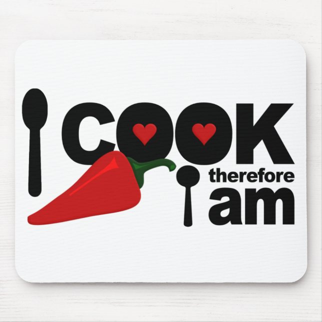 I Cook mousepad (Front)