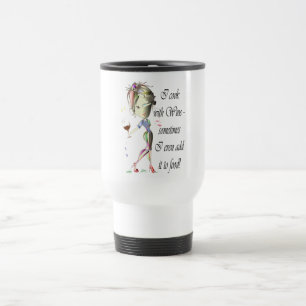 I cook with Wine, sometimes I add to food Travel Mug