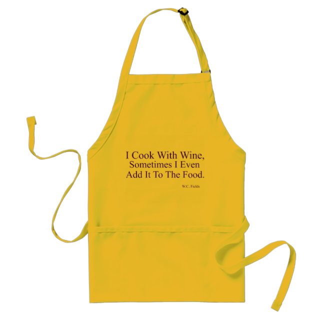 I Cook With Wine Standard Apron (Front)