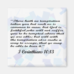 I Corinthians 10:13 magnet