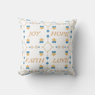 I Corinthians 13:4 Reversible Decorative Pillow