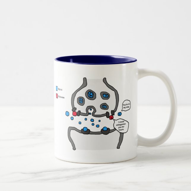 I could antagonise you Two-Tone coffee mug (Right)