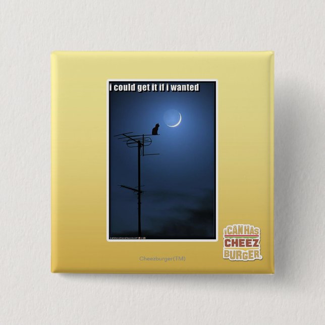 I could get it if I wanted 15 Cm Square Badge (Front)