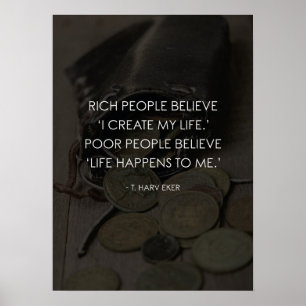 I Create My Life vs Life Happens To Me Poster