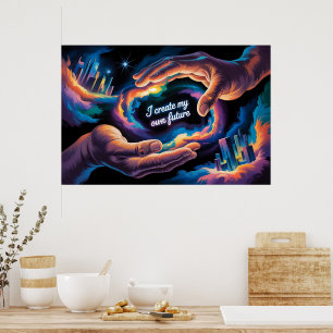 I Create My Own Future Poster