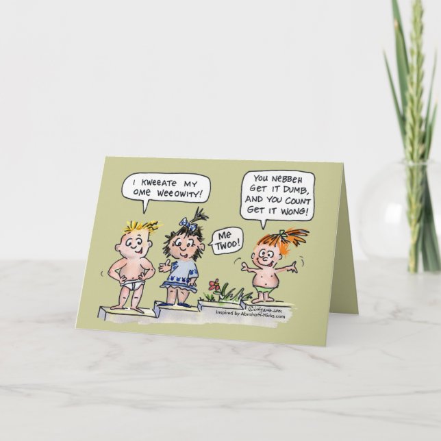 I Create My Own Reality Greeting Card (Front)