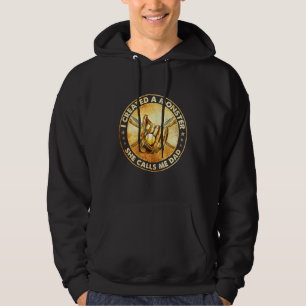 I Created A Monster She Calls Me Dad Proud Softbal Hoodie