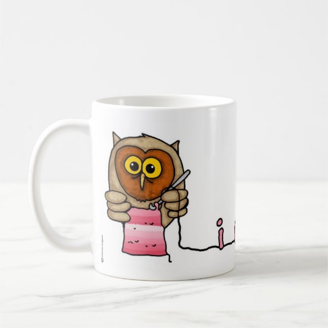 i crochet coffee mug (Left)
