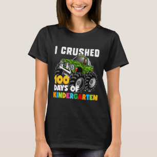 I Crushed 100 Days Of Kindergarten Fun Girls And B T-Shirt