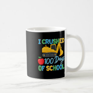 I Crushed 100 Days Of School 100th Pre-k Construct Coffee Mug