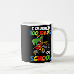 I Crushed 100 Days Of School Boys 100th Day Of Sch Coffee Mug