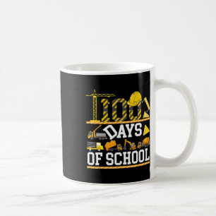 I Crushed 100 Days Of School Boys Kid Construction Coffee Mug