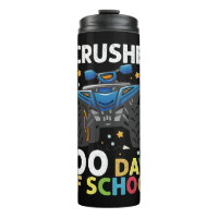 I Crushed 100 Days of School Monster Truck Boys