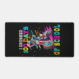 I crushed 100 days of school Motocross Desk Mat