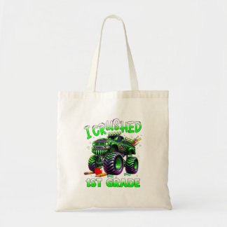 I Crushed 1st Grade Last Day Of School Boys Tote Bag