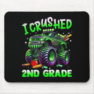 I Crushed 2nd Grade Last Day Of School Boys Mouse Mat