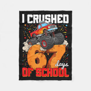 I Crushed 67 Days Of School Gen Alpha Slang Meme S Fleece Blanket