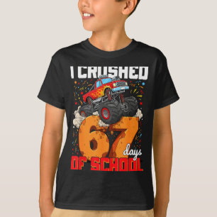 I Crushed 67 Days Of School Gen Alpha Slang Meme S T-Shirt