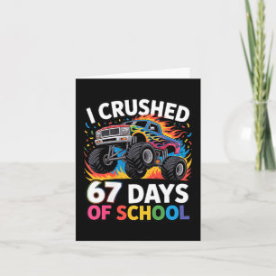 I Crushed 67 Days Of School Kids Back To School Fu Card
