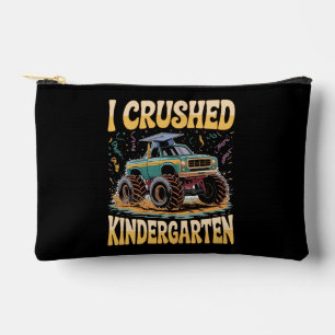 I Crushed Kindergarten Monster Truck Graduation Accessory Pouch