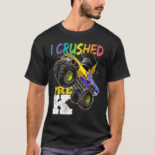 I Crushed Pre K Monster Truck Graduation Cap   Boy T-Shirt