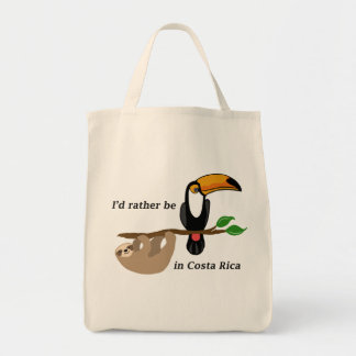 I’d rather be in Costa Rica, toucan Tote Bag