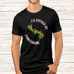 I’d Rather Be Storm Chasing Radar Image Tri-Blend Shirt