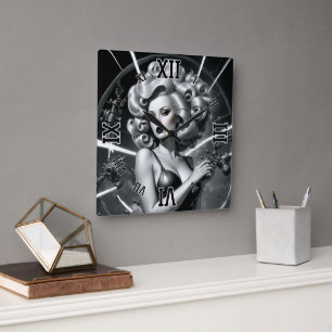 I Dabble In Mechanical Engineering by Xzendor7 Square Wall Clock