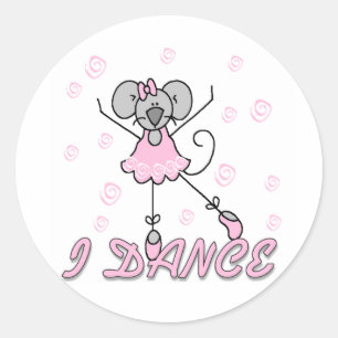 I Dance Mouse Ballet Sticker