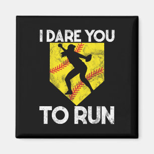 I Dare You To Run Softll Catcher Game Day Vibes So Magnet
