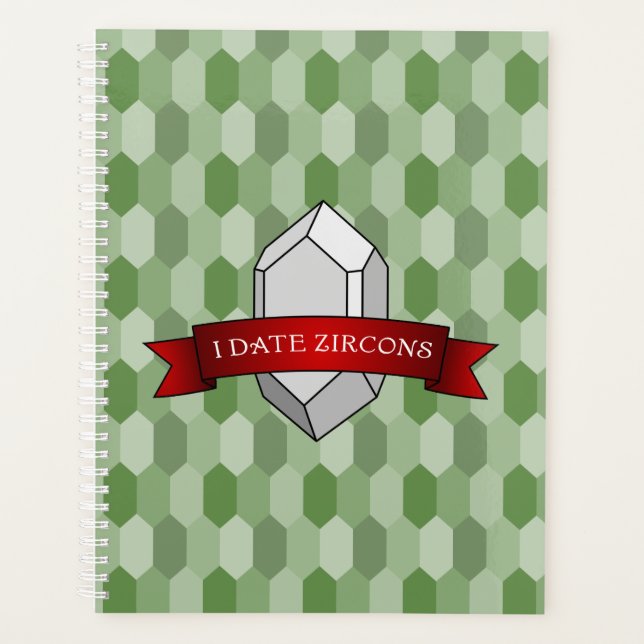I Date Zircons Geochronology Banner Planner (Front)