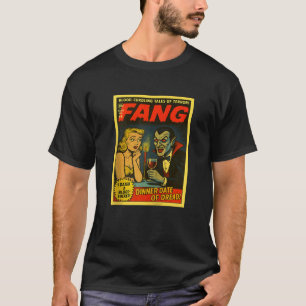 I Dated A Vampire Fang Horror Comic Cover Zip T-Shirt
